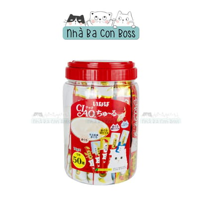 Súp Thưởng Ciao Churu Cho Mèo Hộp 50 Tuýp 2