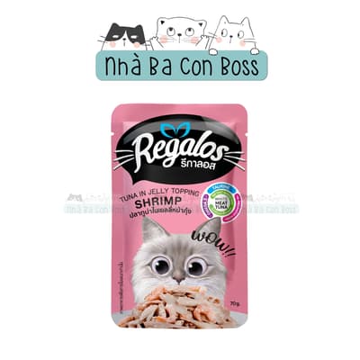 Combo 12 ( 1 Hộp) - Pate Cho Mèo Regalos Gói 70g 5