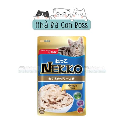 TL - Pate Cho Mèo Nekko Jelly Gói 70g 4