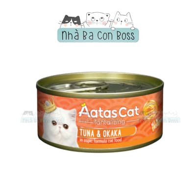 Pate Cho Mèo Aatas Jelly Lon 80g 4