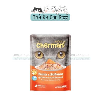 Combo 48 (1 Thùng) - Pate Cho Mèo Cherman Jelly Gói 85g 3