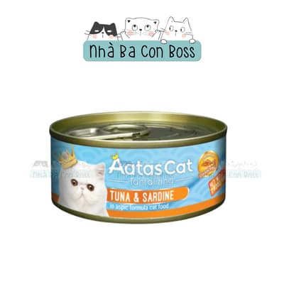 Pate Cho Mèo Aatas Jelly Lon 80g 10