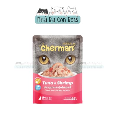 Combo 48 (1 Thùng) - Pate Cho Mèo Cherman Jelly Gói 85g 5