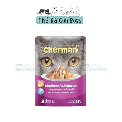 Combo 48 (1 Thùng) - Pate Cho Mèo Cherman Jelly Gói 85g 7