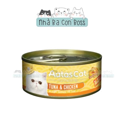 Pate Cho Mèo Aatas Jelly Lon 80g 14