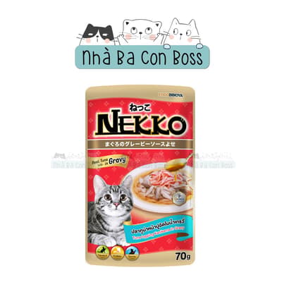 TL - Combo 48 (1 Thùng) - Pate Cho Mèo Nekko Gravy Gói 70g 7