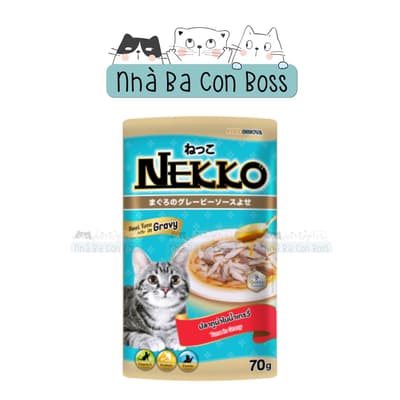 TL - Pate Cho Mèo Nekko Gravy Gói 70g 5
