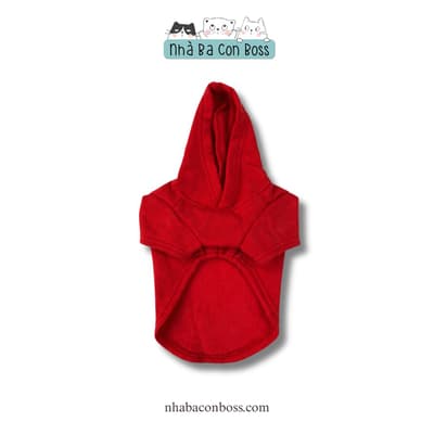 Áo Hoodie Cho Chó Kiki I Steal Hearts - Đỏ 3
