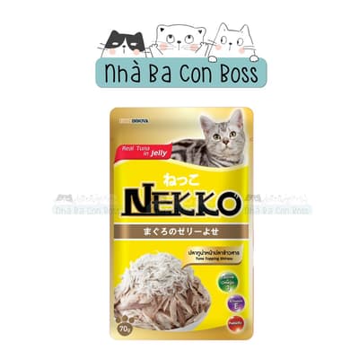 TL - Pate Cho Mèo Nekko Jelly Gói 70g 3