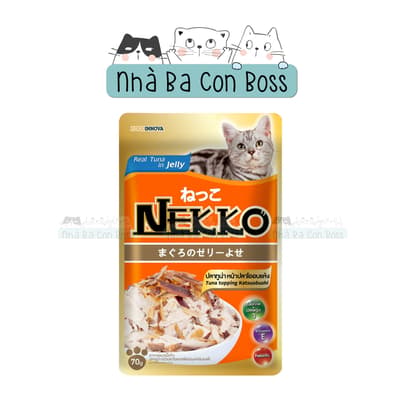 Pate Cho Mèo Nekko Jelly Gói 70g 2