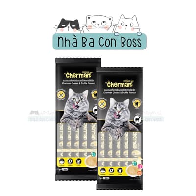 Combo 12 Gói - Súp Thưởng Cho Mèo Cherman Gói 5 Tuýp 4