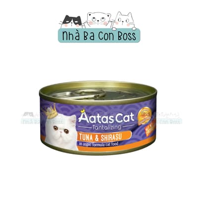 Pate Cho Mèo Aatas Jelly Lon 80g 9