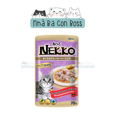 TL - Pate Cho Mèo Nekko Gravy Gói 70g 6