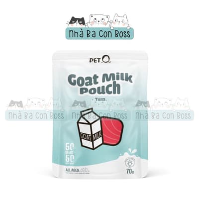 Pate Cho Mèo PetQ Sữa Dê Gói 70g 4