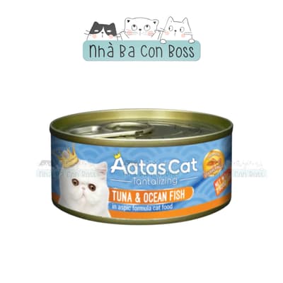 Pate Cho Mèo Aatas Jelly Lon 80g 5