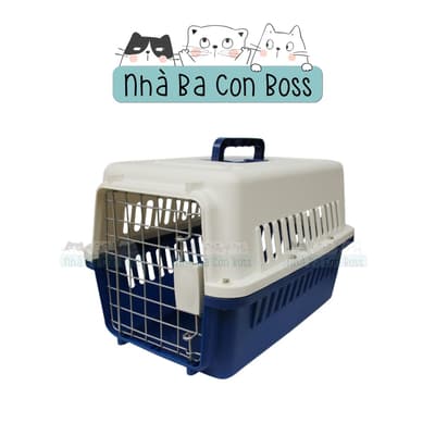 Lồng Hàng Không Cho Mèo/Chó Màu Xanh