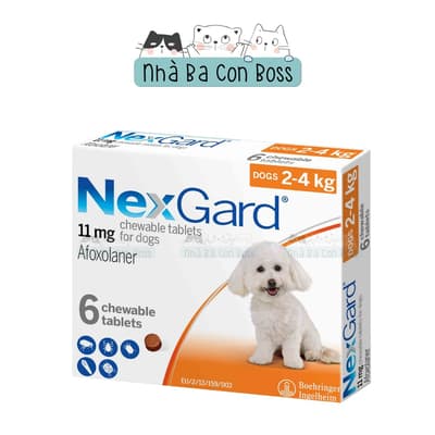 Viên Nhai Nexgard Phòng Và Trị Ngoại Ký Sinh Trùng Cho Chó 2