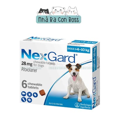 Viên Nhai Nexgard Phòng Và Trị Ngoại Ký Sinh Trùng Cho Chó 3