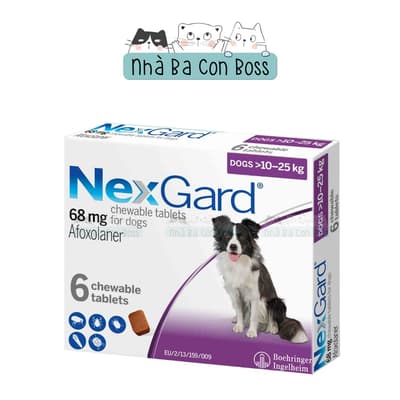 Viên Nhai Nexgard Phòng Và Trị Ngoại Ký Sinh Trùng Cho Chó 4