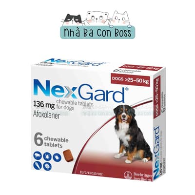Viên Nhai Nexgard Phòng Và Trị Ngoại Ký Sinh Trùng Cho Chó 5