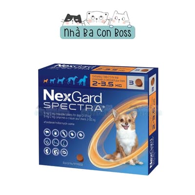 Viên Nhai Nexgard Spectra Cho Chó Từ 2kg Đến 30kg 3