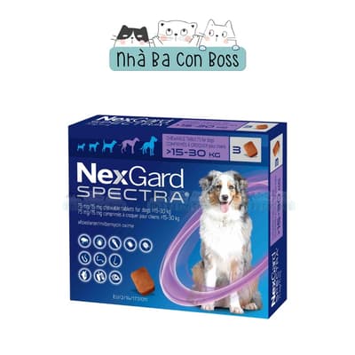 Viên Nhai Nexgard Spectra Cho Chó Từ 2kg Đến 30kg 2