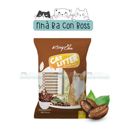 Combo 1 Tải 4 Bao - Cát Vệ Sinh Kitty Care Cho Mèo Bao 5L (4kg) 4