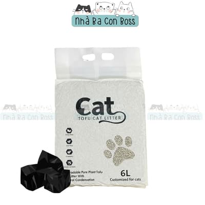 Combo 1 Thùng 8 Bao - Cát Vệ Sinh Cat Cưng Tofu Cho Mèo Bao 6L (2.5kg) 6