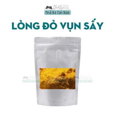 Snack Cho Thú Cưng Vụn Gà Viên/ Cá Hồi/ Lòng Đỏ Trứng Sấy khô Gói 200g 4