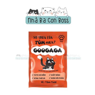 Pate Googaga Cho Mèo Gói 85g 5