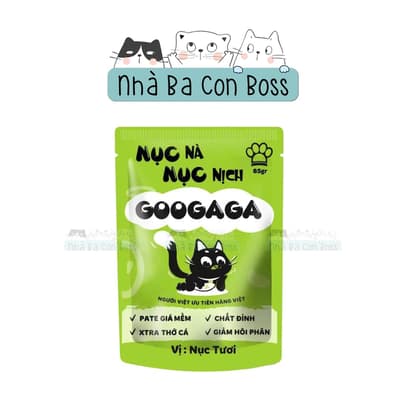 Pate Googaga Cho Mèo Gói 85g 6