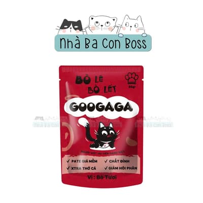 Pate Googaga Cho Mèo Gói 85g 8