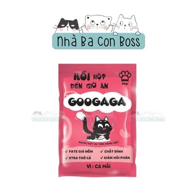 Pate Googaga Cho Mèo Gói 85g 2