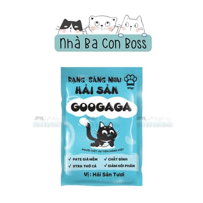 Pate Googaga Cho Mèo Gói 85g 3