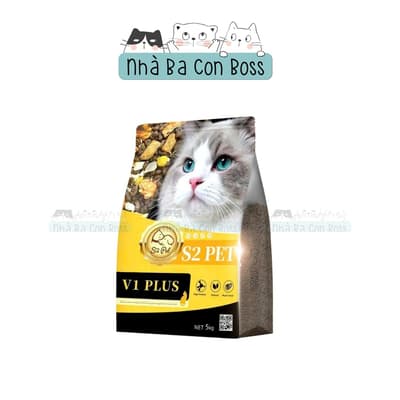 Thức Ăn Hạt Topping S2 Pet Dòng V1 Plus Cho Mèo 4