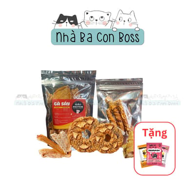 Combo Snack Nhai Sạch Răng/ Bánh Thưởng/ Que Gặm Cho Chó Crắc Kii 3
